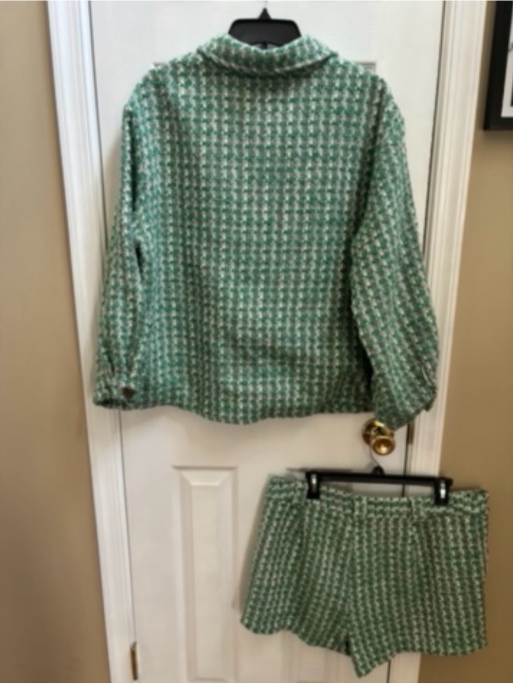 Anthropologie Maeve Tweed Relaxed Shacket Shirt w/ Shorts, Size 14, NWT SEE NOTE - Picture 11 of 11